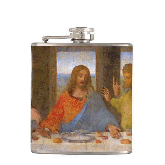 Da Vinci Last Supper Fine Art Classic Flachmann (Vorderseite)
