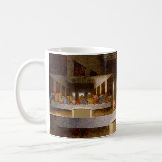 Da Vinci Last Supper Fine Art Classic Kaffeetasse (Links)