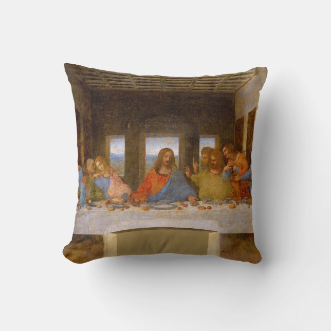 Da Vinci Last Supper Fine Art Classic Kissen (Vorderseite)