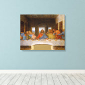 Da Vinci Last Supper Fine Art Classic Leinwanddruck (Insitu (Holzboden))
