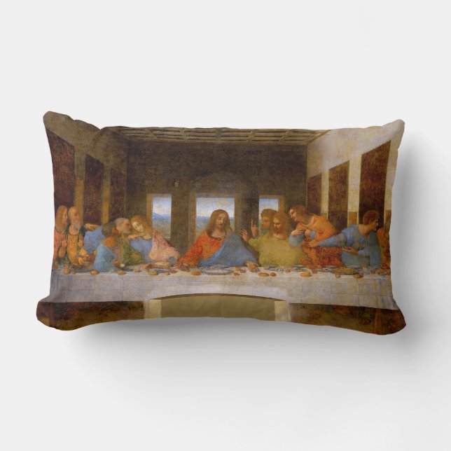 Da Vinci Last Supper Fine Art Classic Lendenkissen (Vorderseite)