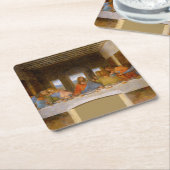 Da Vinci Last Supper Fine Art Classic Rechteckiger Pappuntersetzer (angewinkelt)