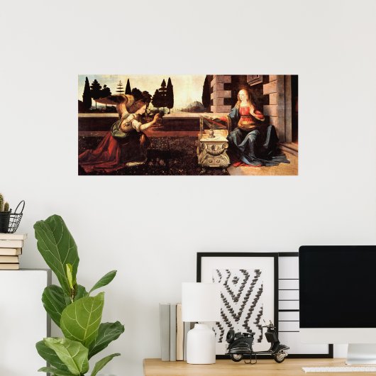 Da Vinci, Leonardo - Die Ankündigung Poster (Heimbüro)