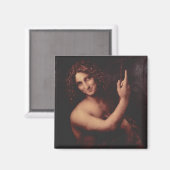 Da Vinci, Leonardo - Johannes der Täufer Magnet (Vorderseite/Rückseite)