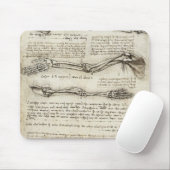 Da Vinci, LEONARDO - Studie der Anatomie Mousepad (Mit Mouse)
