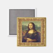 Da Vinci Mona Lisa Masterpiece Magnet (Vorderseite/Rückseite)