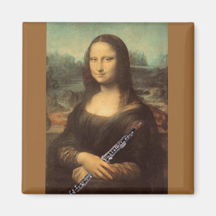 Da Vinci, Mona Lisa und Oboe Magnet