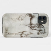 Da Vinci-Pferd Case-Mate iPhone Hülle (Rückseite (Horizontal))