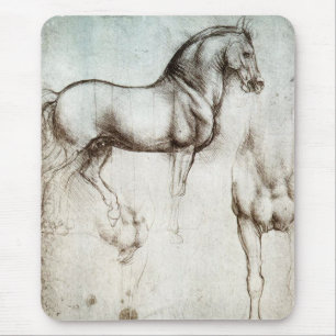 Da Vinci-Pferdemausunterlage Mousepad