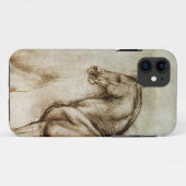 Da Vinci-Pferdestudie iPhone Fall Case-Mate iPhone Hülle (Rückseite (Horizontal))