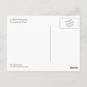 da Vinci Postcard Postkarte (Rückseite)