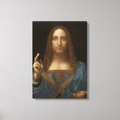 Da Vinci, Retter der Welt, Salvator Mundi Leinwanddruck (Vorderseite)