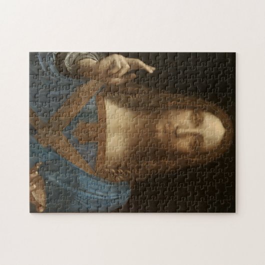 Da Vinci, Retter der Welt, Salvator Mundi Puzzle (Horizontal)