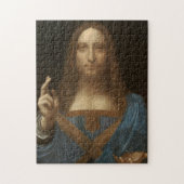 Da Vinci, Retter der Welt, Salvator Mundi Puzzle (Vertikal)