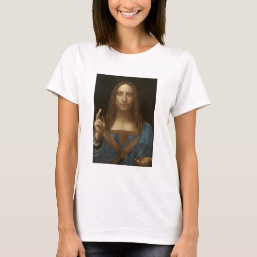 Da Vinci, Retter der Welt, Salvator Mundi T-Shirt (Vorderseite)