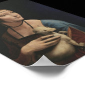 DA VINCI THE LADY WITH ERMINE POSTER (Ecke)