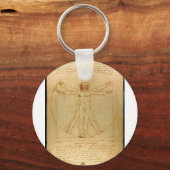 Da Vinci Vitruve Luc Viatour Schlüsselanhänger (Vorderseite)