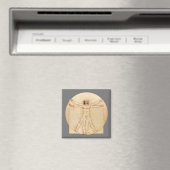 Da Vinci Vitruvian Man Magnet (In Situ (Geschirrspüler))