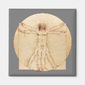 Da Vinci Vitruvian Man Magnet (Vorne)
