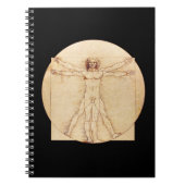 Da Vinci Vitruvian Man Notizblock (Vorderseite)