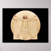 Da Vinci Vitruvian Man Poster (Vorne)