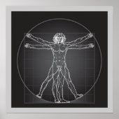 da vinci vitruvian man poster VON 14.95 (Vorne)