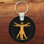 Da Vinci Vitruvian Man Schlüsselanhänger (Vorderseite)