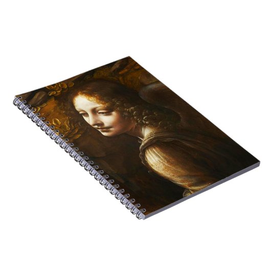 Da- VinciJungfrau des Felsen-Engels-Notizbuches Notizblock (Rechte Seite)