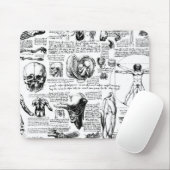 Da Vincis AnatomieSketchbook Mousepad (Mit Mouse)