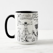 Da Vincis AnatomieSketchbook Tasse (Links)