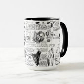 Da Vincis AnatomieSketchbook Tasse (VorderseiteRechts)