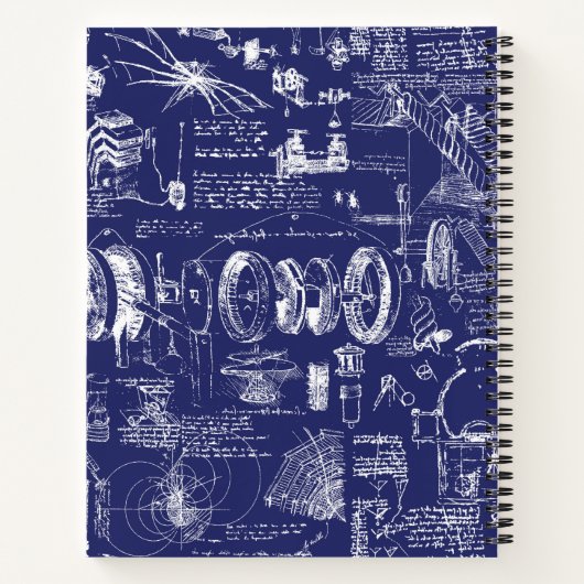 Da Vinci's Blueprints // Notizbuch (Rückseite)