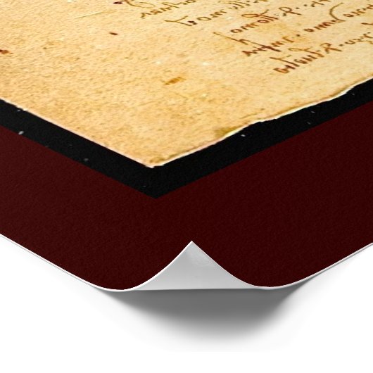 Da Vincis Cosmic Man Poster (Ecke)