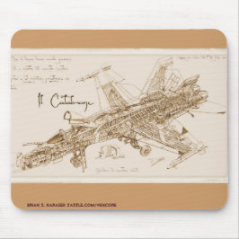 Da Vincis F/A-18 Hornisse Mousepad
