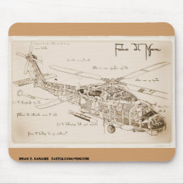 Da Vincis MH-60 Seahawk Mousepad