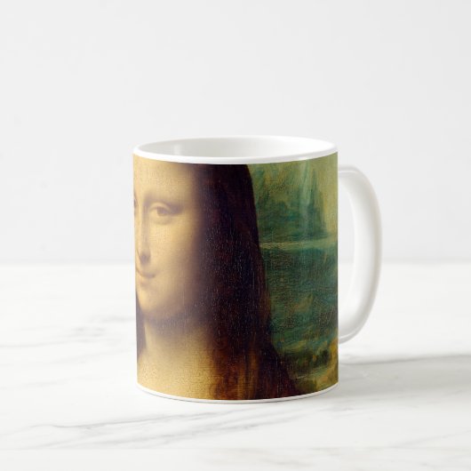 Da Vincis Mona Lisa Kaffeetasse (VorderseiteRechts)