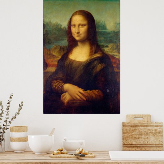 Da Vincis Mona Lisa Poster (Küche)