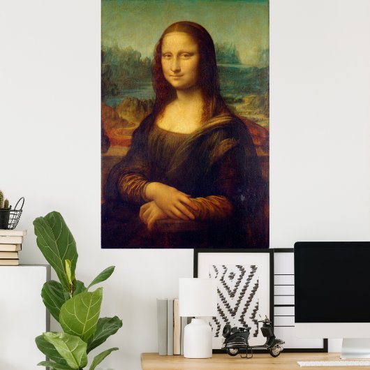 Da Vincis Mona Lisa Poster (Heimbüro)