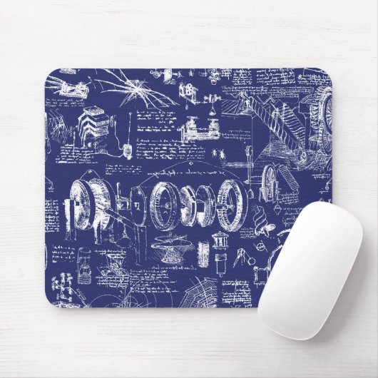 Da Vincis Pläne // Mousepad (Mit Mouse)
