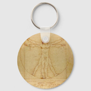 Da Vinci's Vitruvian Man Schlüsselanhänger