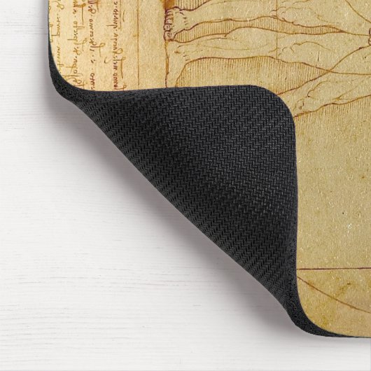 Da Vincis Vitruvian Mann Mousepad (Ecke)