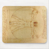 Da Vincis Vitruvian Mann Mousepad (Vorne)