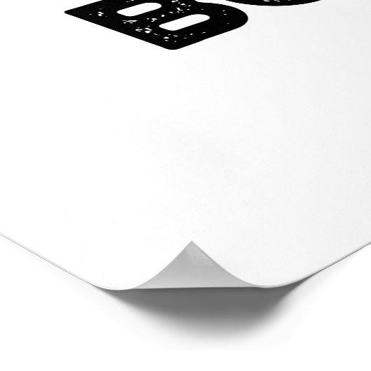 Da war Bun dieser lustigen Burger Pun Poster (Ecke)