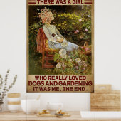 Da war ein Mädchen Poster (Küche)