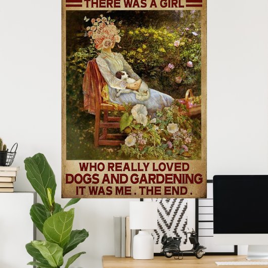 Da war ein Mädchen Poster (Heimbüro)