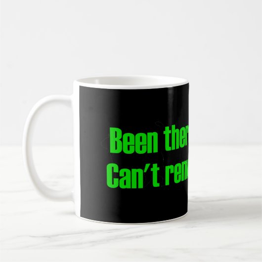 Da war, kann man sich nicht erinnern, warum kaffeetasse (Links)