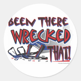 Da war's Wrecked-That-[Co Runder Aufkleber