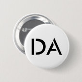 DA-Weiß-Knopf Button (Vorne & Hinten)