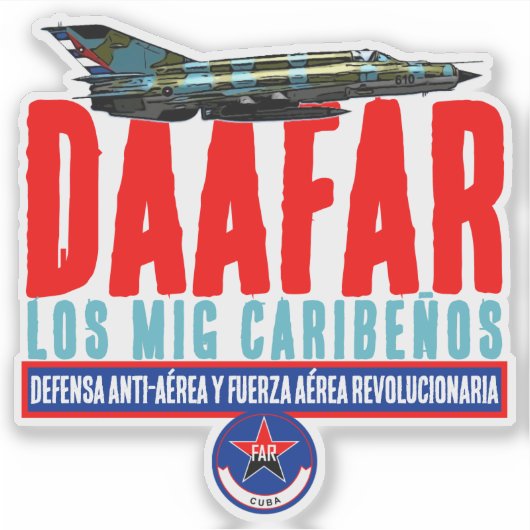 DAAFAR Karibik-Migration Aufkleber (Vorderseite)