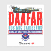 DAAFAR Karibik-Migration Aufkleber (Blatt)